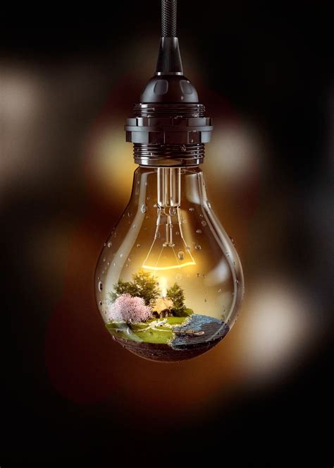 Creative Art Using Light Bulb に対する画像結果