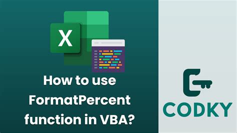 Image result for FormatPercent in VBA Function