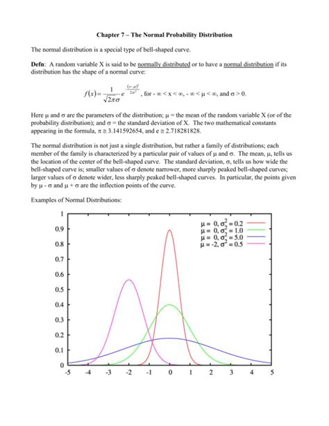 Toradh íomhá ar Example of Normal Probability Distribution