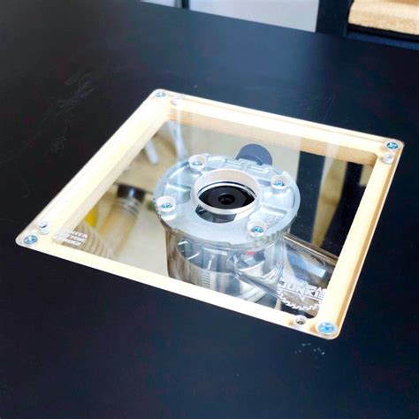 Toradh íomhá ar Plexiglass Router Insert Plate