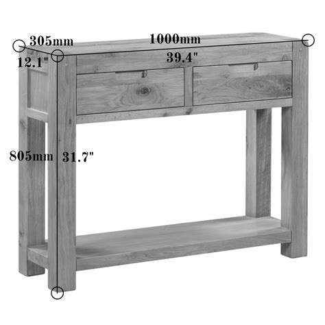 Image result for Console Table with Drawers Dimensions