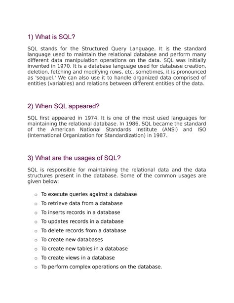 Image result for What SQL Stands For