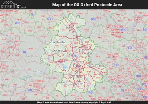 Toradh íomhá ar OX Postcode