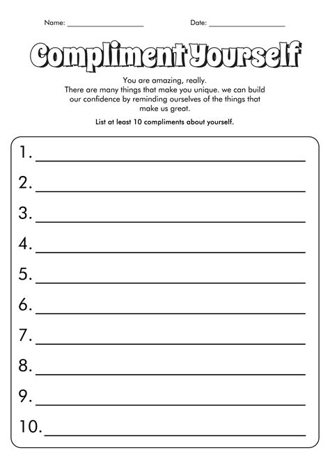 Image result for Self-Knowledge Worksheets