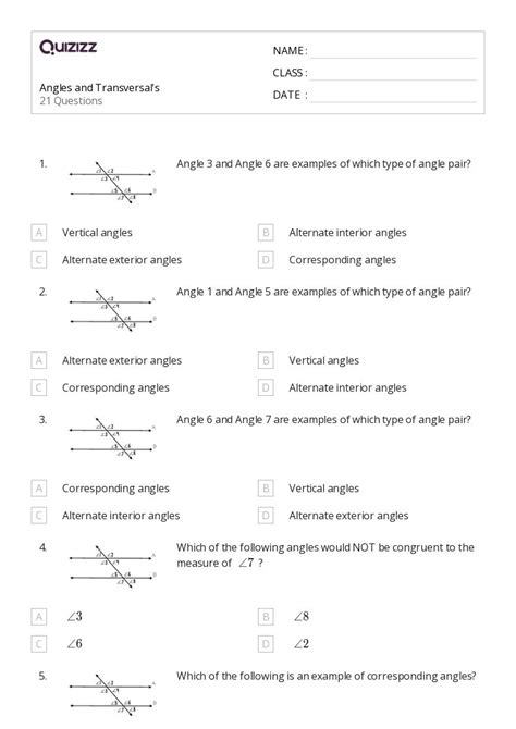 Image result for Grade 6 Math Angles Worksheets