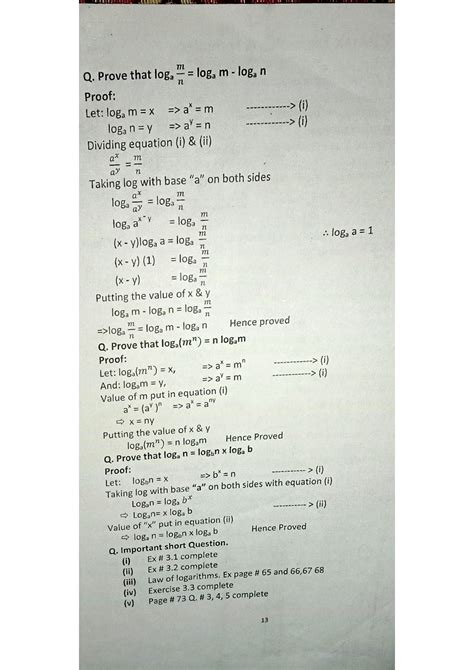 Afbeeldingsresultaten voor Log Formulas
