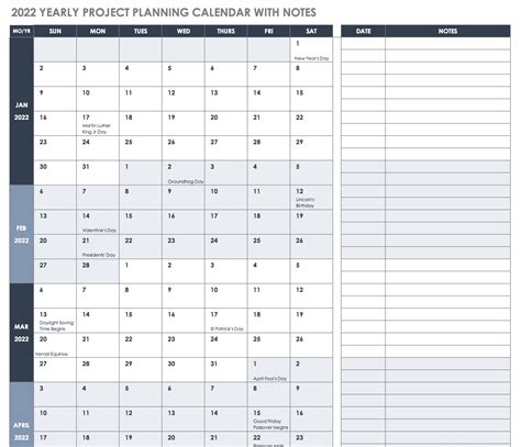 Toradh íomhá ar Project Management Calendar