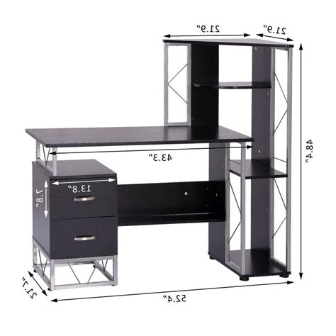 Résultat d’images pour Computer Desk with Printer Drawer