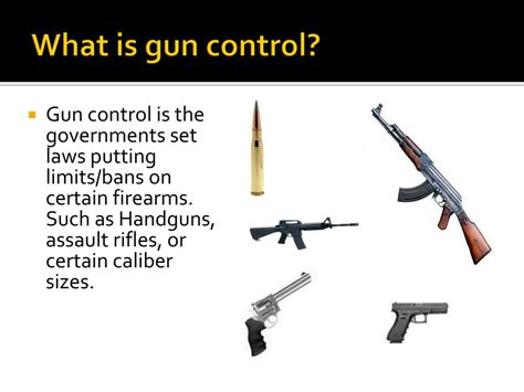 Image result for Gun Control Definition