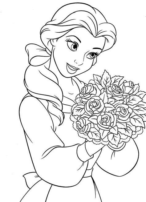 Toradh íomhá ar Princess Coloring Pages PDF