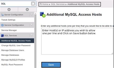 Image result for cPanel Remote MySQL