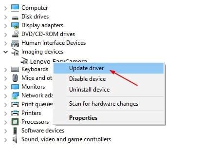 Image result for Update Camera Driver Windows 10