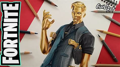 How to Draw Midas Fortnite Skin with Pencil に対する画像結果