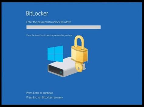 Afbeeldingsresultaten voor Setting Bitlocker Password