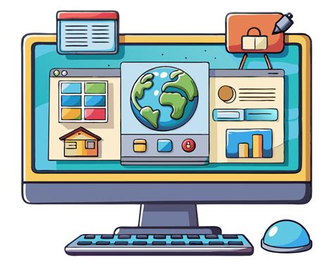 Image result for Computer Screen Cartoon