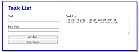 Image result for Task Using HTML
