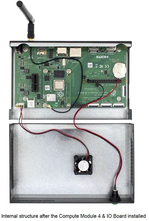 Toradh íomhá ar Raspberry Pi Compute Module 4 Io Board Header