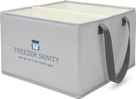 Amazon.com: FREEZER SANITY Collapsible Freezer Organizer Bins ...