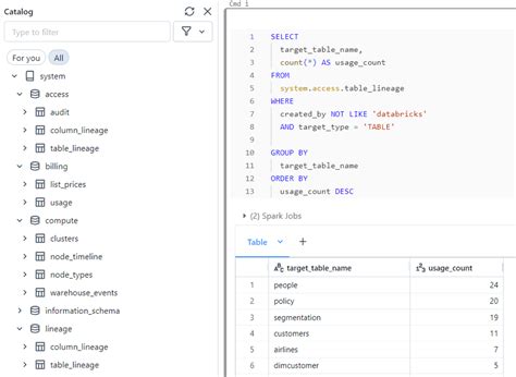 Image result for Databricks Lineage System Table