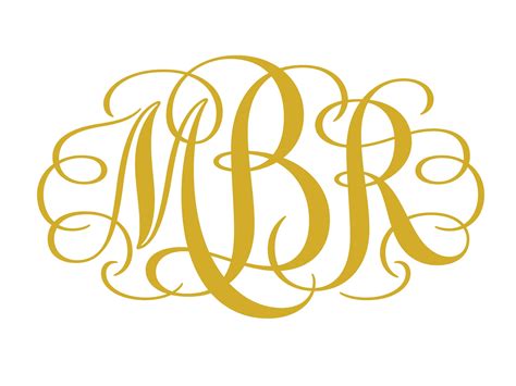 Image result for Cursive Monogram Font