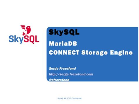 Maria Storage Engine に対する画像結果