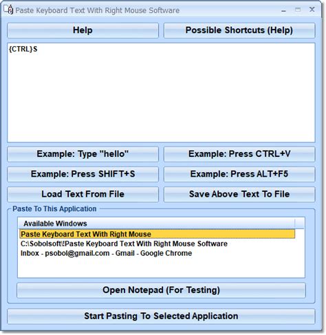 Control Paste Mouse に対する画像結果