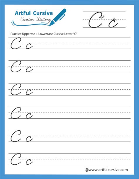 Image result for Cursive C Worksheet