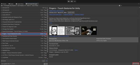 Unity Asset Download UI માટે ઇમેજ પરિણામ