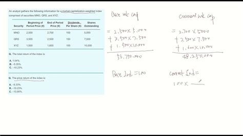 Image result for How to Calculate Market Cap Weighted Index Divisor