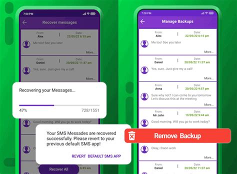 Toradh íomhá ar Recover Deleted Text Messages Android