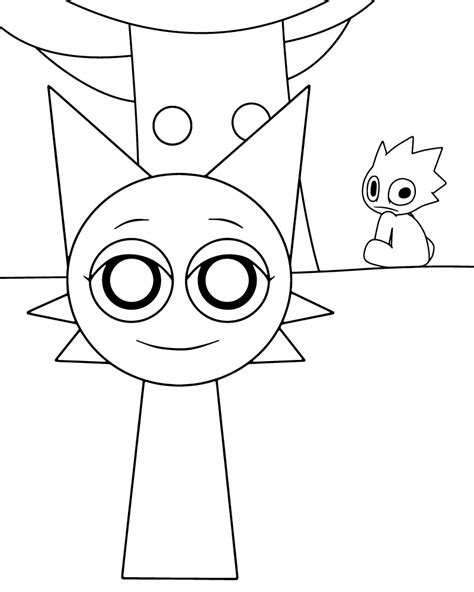 Image result for Mr Fun Computer Sprunki Coloring Pages