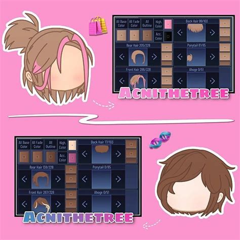 How to Make Aethstetic Hairs On Roblox Gacha Online に対する画像結果