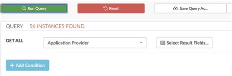 Dynamic Query Selector UI Samples に対する画像結果
