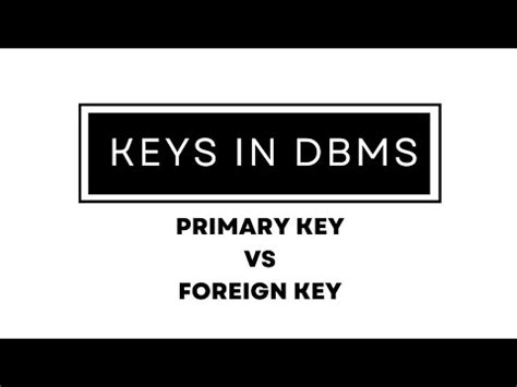 Image result for Foreign Key in Database Management System
