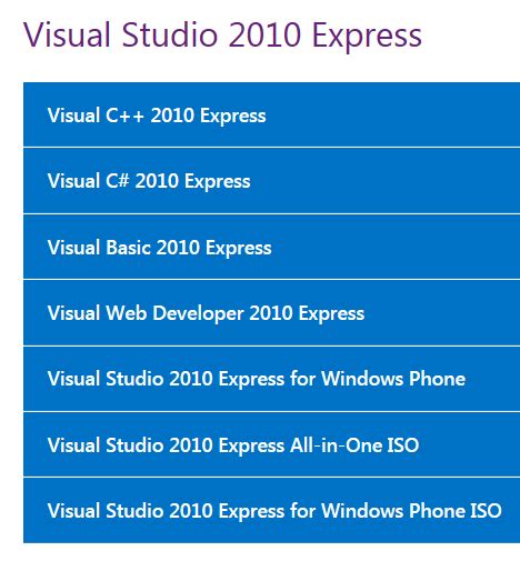 Image result for Visual Studio Different Versions