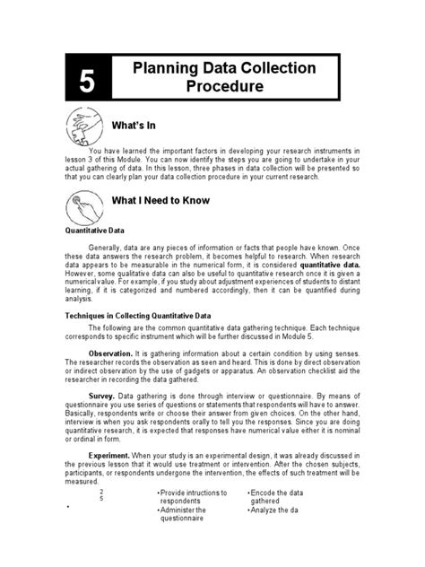 Image result for Planning Data Collection Procedure