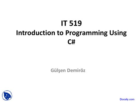 Image result for Introduction to Programming with C# Certification