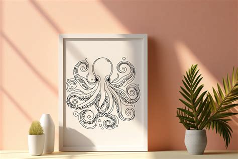 Image result for Octopus Line Art