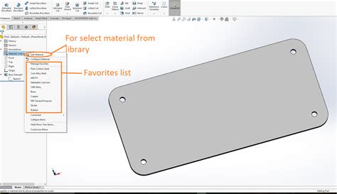 Image result for SolidWorks Add Material
