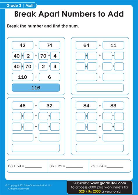 Image result for Math Addition for Grade 3