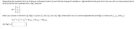 Diagonalize Quadratic Form に対する画像結果