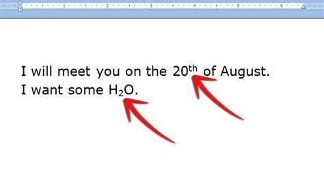Subscript in Microsoft Word に対する画像結果