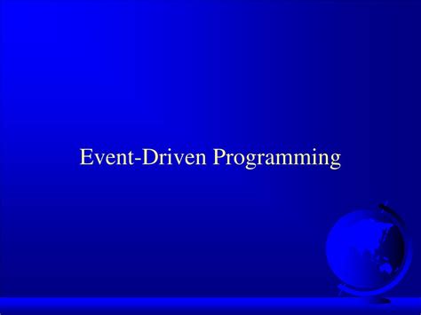 Image result for Define Event-Driven Programming