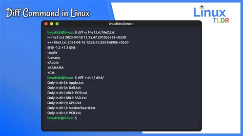 Image result for Diff Command in Linux