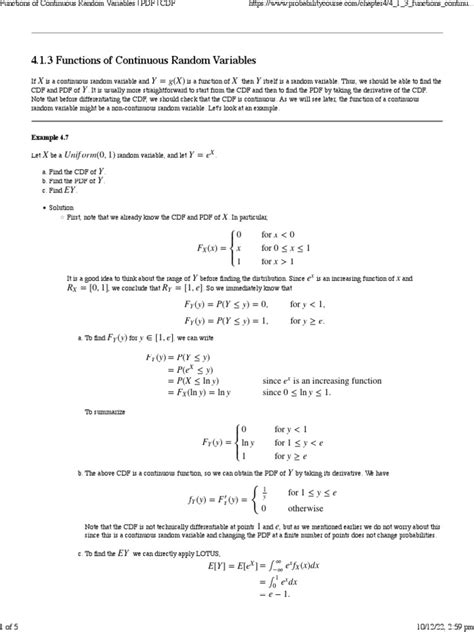 Toradh íomhá ar PDF and CDF Table of Discrete Random Variable