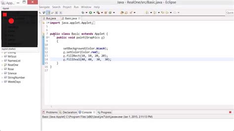 Toradh íomhá ar Draw Oval Java