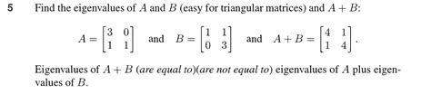 Image result for Eigenvalues of a Triangular Matrix
