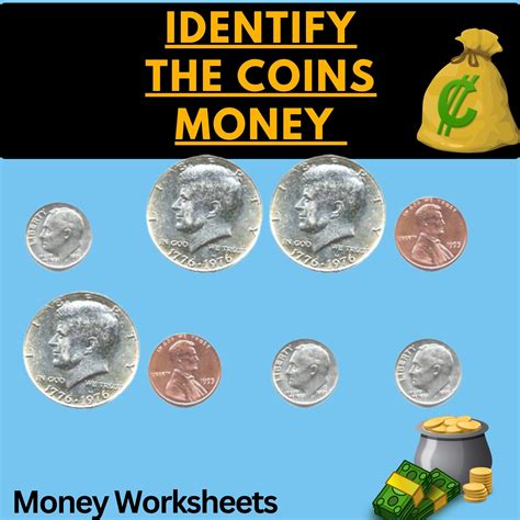 Identifying Money Worksheets Printable に対する画像結果