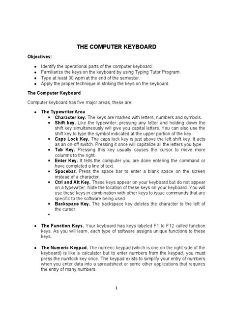 Image result for Computer Keyboard Notes PDF