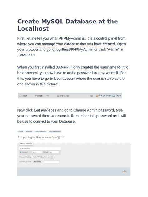 Image result for How to Local Host a Database On MySQL